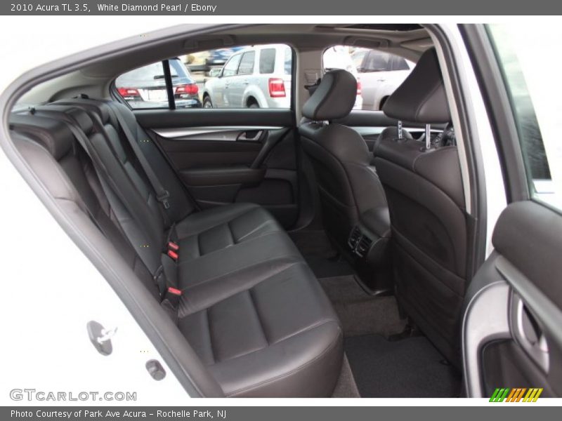 White Diamond Pearl / Ebony 2010 Acura TL 3.5
