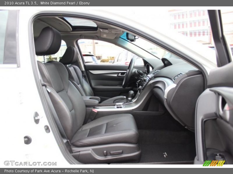 White Diamond Pearl / Ebony 2010 Acura TL 3.5