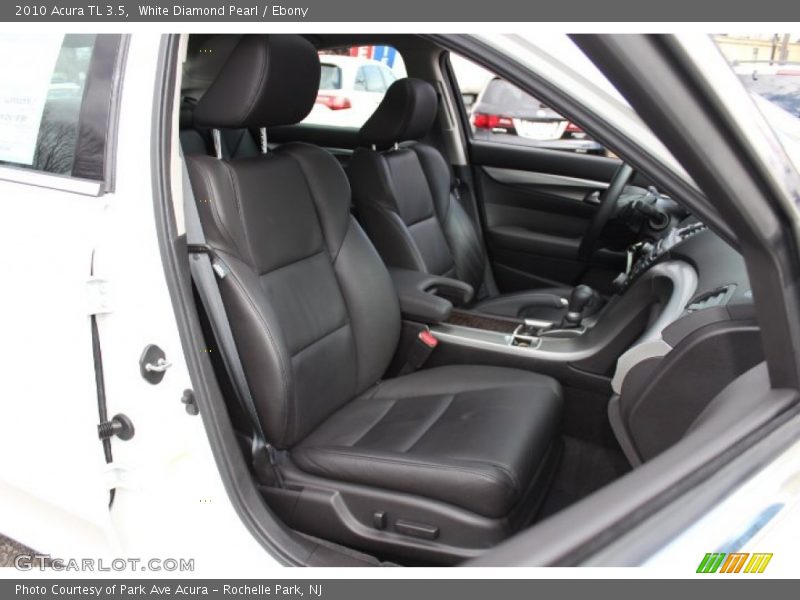 White Diamond Pearl / Ebony 2010 Acura TL 3.5