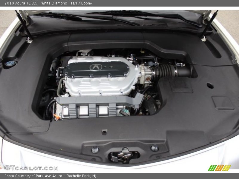 White Diamond Pearl / Ebony 2010 Acura TL 3.5