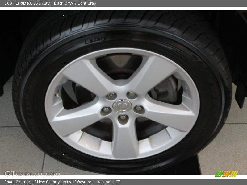 Black Onyx / Light Gray 2007 Lexus RX 350 AWD