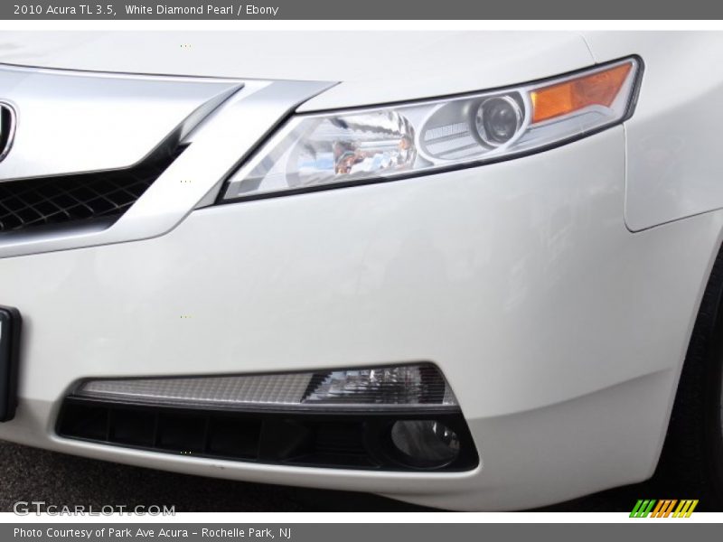 White Diamond Pearl / Ebony 2010 Acura TL 3.5