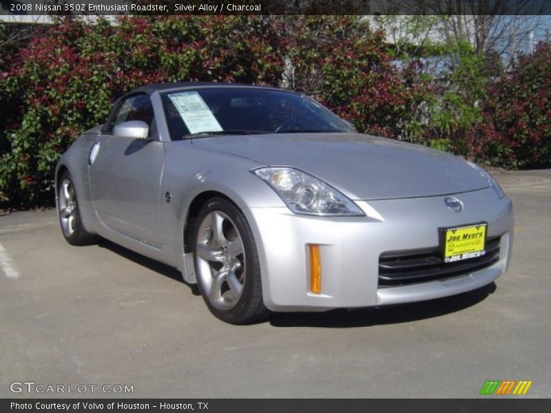 Silver Alloy / Charcoal 2008 Nissan 350Z Enthusiast Roadster