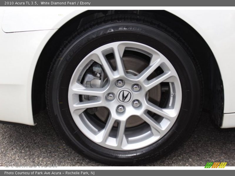 White Diamond Pearl / Ebony 2010 Acura TL 3.5