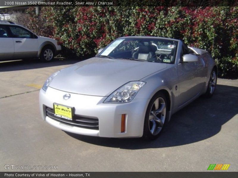 Silver Alloy / Charcoal 2008 Nissan 350Z Enthusiast Roadster