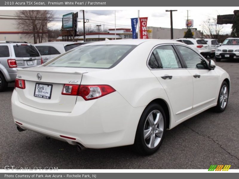 Premium White Pearl / Parchment 2010 Acura TSX Sedan