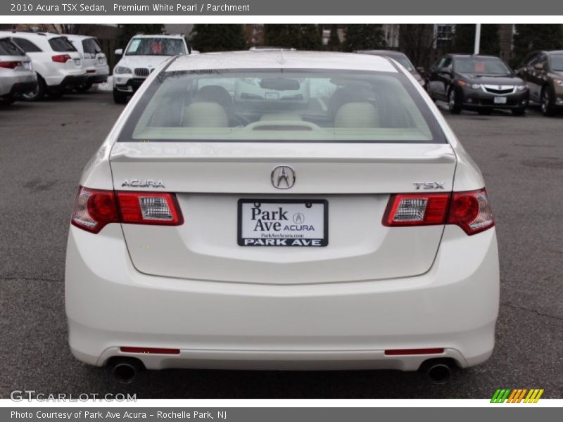 Premium White Pearl / Parchment 2010 Acura TSX Sedan