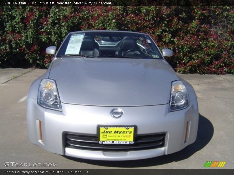 Silver Alloy / Charcoal 2008 Nissan 350Z Enthusiast Roadster