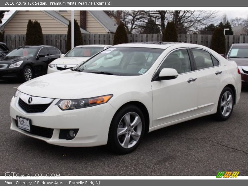 Premium White Pearl / Parchment 2010 Acura TSX Sedan