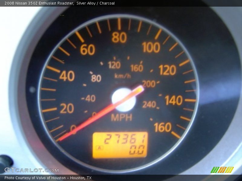 Silver Alloy / Charcoal 2008 Nissan 350Z Enthusiast Roadster