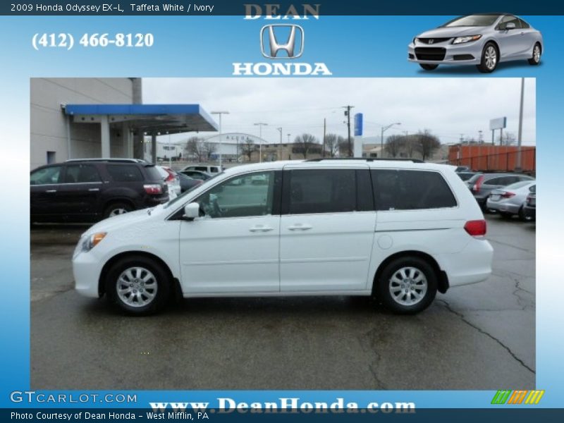 Taffeta White / Ivory 2009 Honda Odyssey EX-L