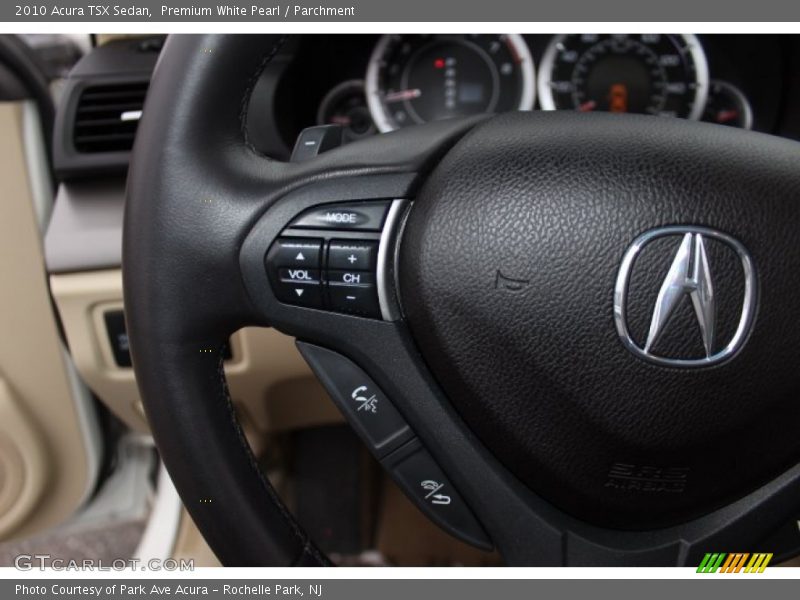 Premium White Pearl / Parchment 2010 Acura TSX Sedan