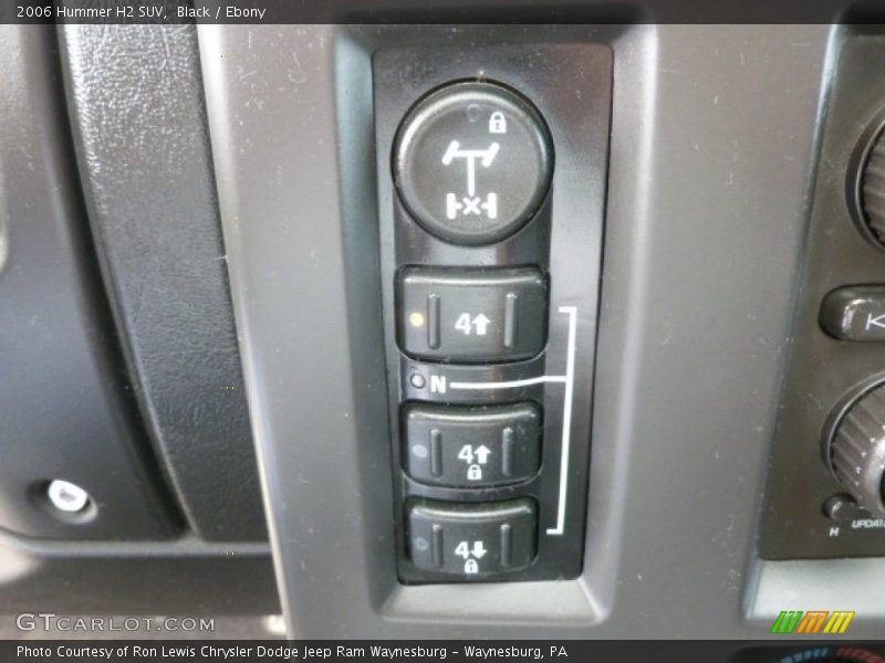 Controls of 2006 H2 SUV