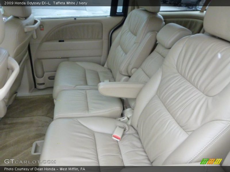 Rear Seat of 2009 Odyssey EX-L