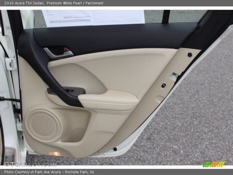 Premium White Pearl / Parchment 2010 Acura TSX Sedan