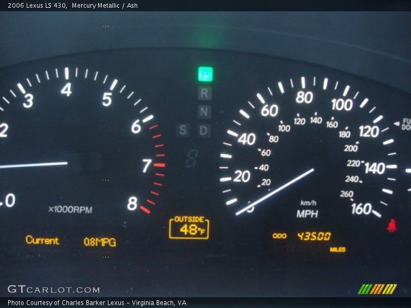 Mercury Metallic / Ash 2006 Lexus LS 430