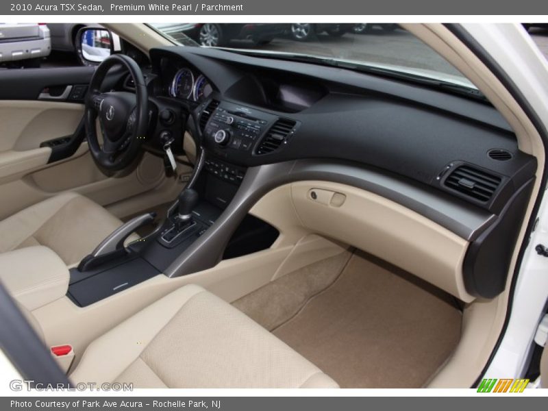 Premium White Pearl / Parchment 2010 Acura TSX Sedan