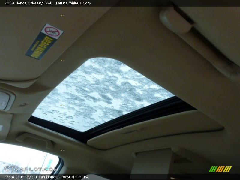 Taffeta White / Ivory 2009 Honda Odyssey EX-L