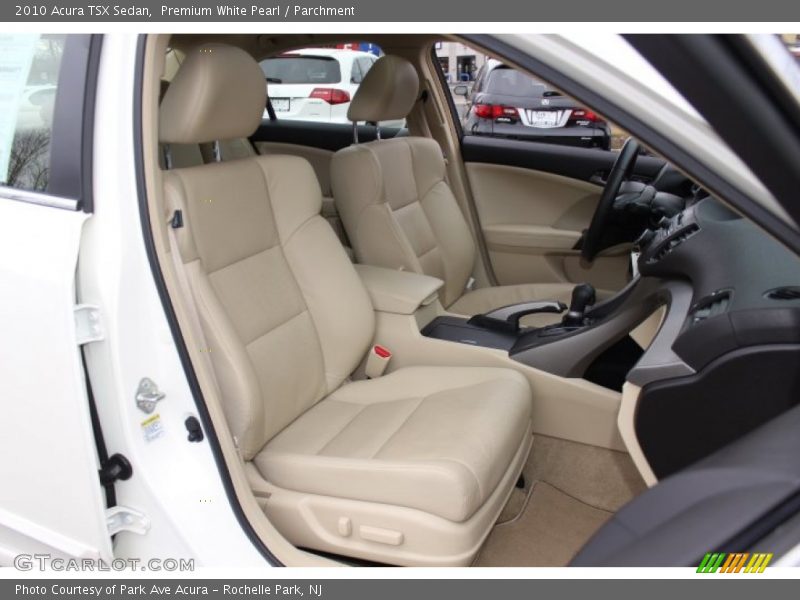 Premium White Pearl / Parchment 2010 Acura TSX Sedan