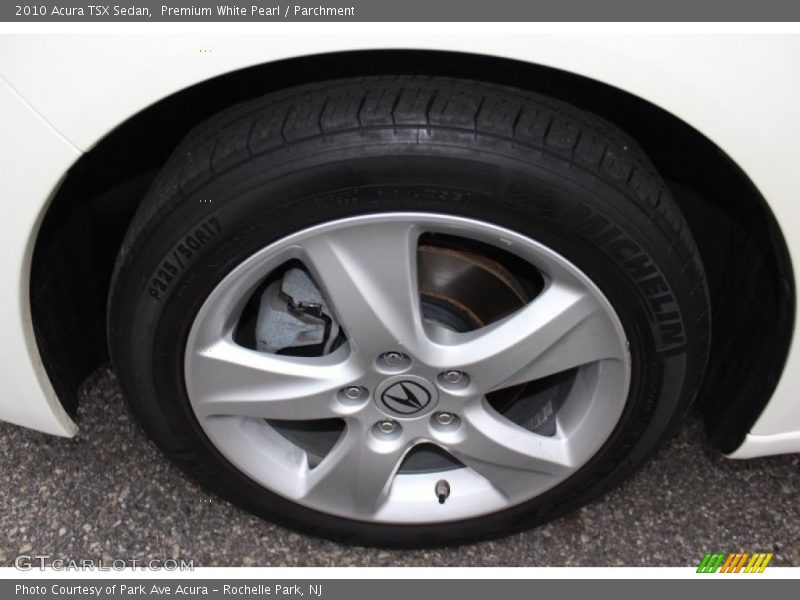 Premium White Pearl / Parchment 2010 Acura TSX Sedan
