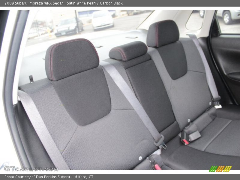 Satin White Pearl / Carbon Black 2009 Subaru Impreza WRX Sedan