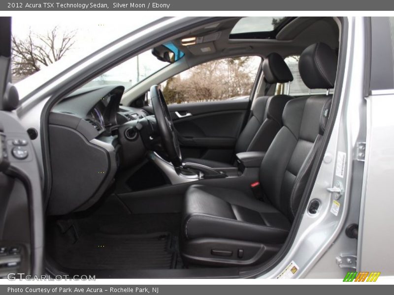 Silver Moon / Ebony 2012 Acura TSX Technology Sedan