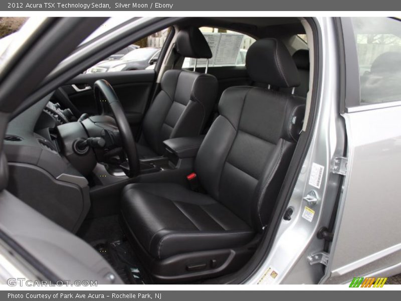 Silver Moon / Ebony 2012 Acura TSX Technology Sedan