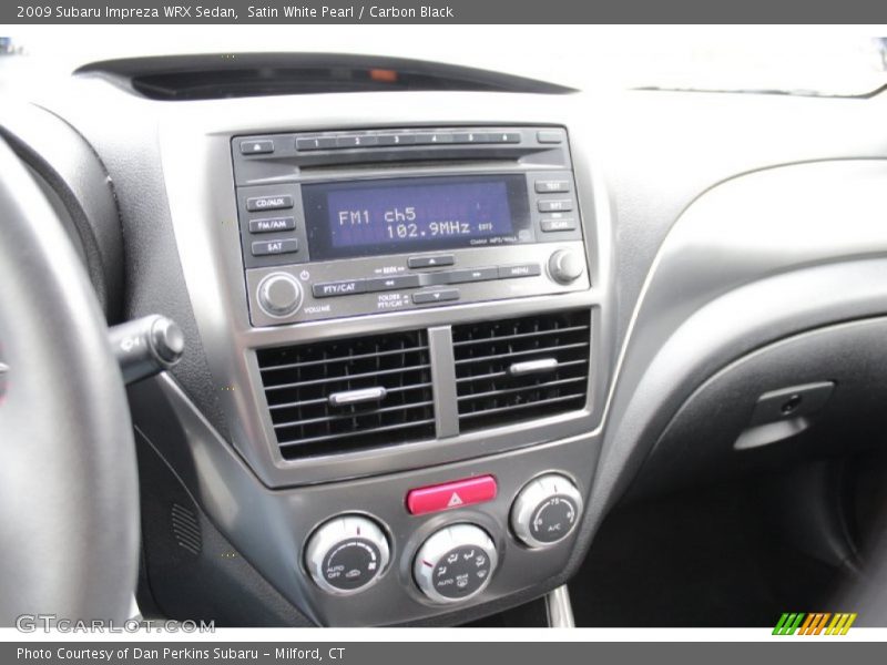 Controls of 2009 Impreza WRX Sedan