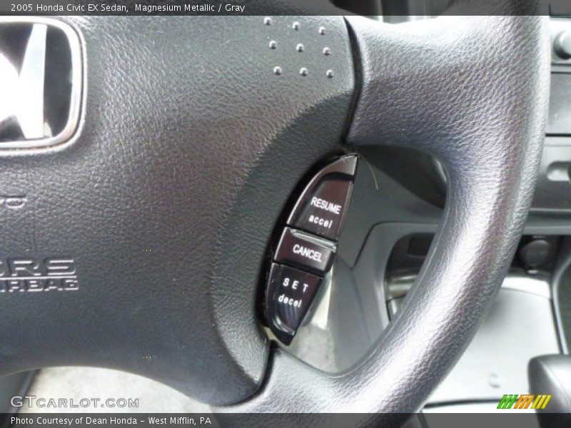 Magnesium Metallic / Gray 2005 Honda Civic EX Sedan