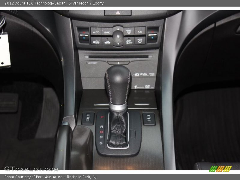 Silver Moon / Ebony 2012 Acura TSX Technology Sedan