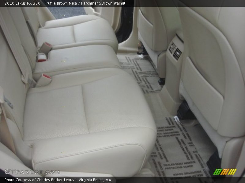 Truffle Brown Mica / Parchment/Brown Walnut 2010 Lexus RX 350