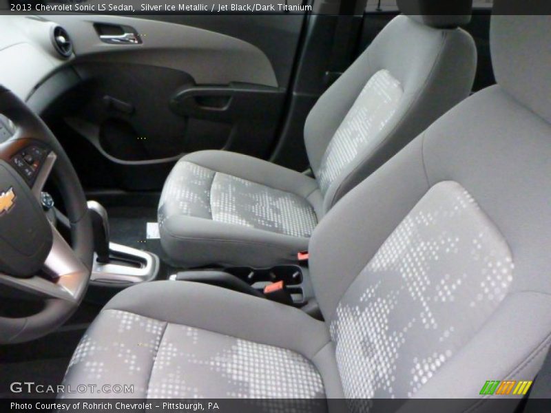 Silver Ice Metallic / Jet Black/Dark Titanium 2013 Chevrolet Sonic LS Sedan