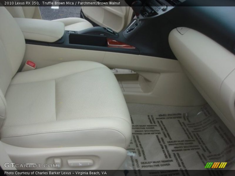Truffle Brown Mica / Parchment/Brown Walnut 2010 Lexus RX 350