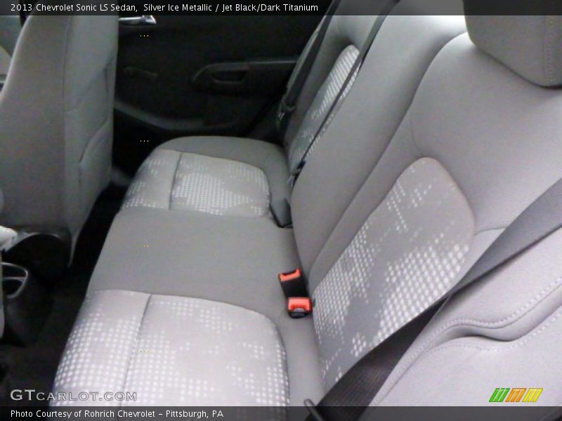 Silver Ice Metallic / Jet Black/Dark Titanium 2013 Chevrolet Sonic LS Sedan