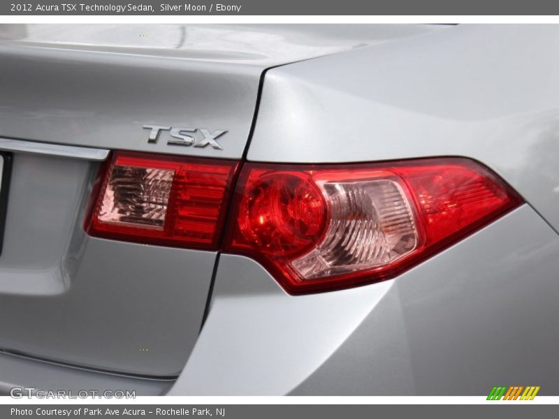 Silver Moon / Ebony 2012 Acura TSX Technology Sedan