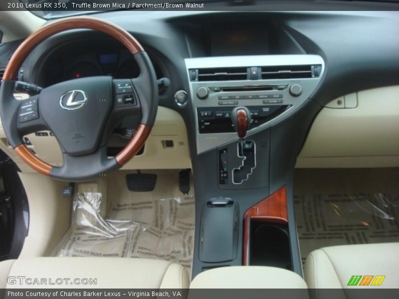Dashboard of 2010 RX 350