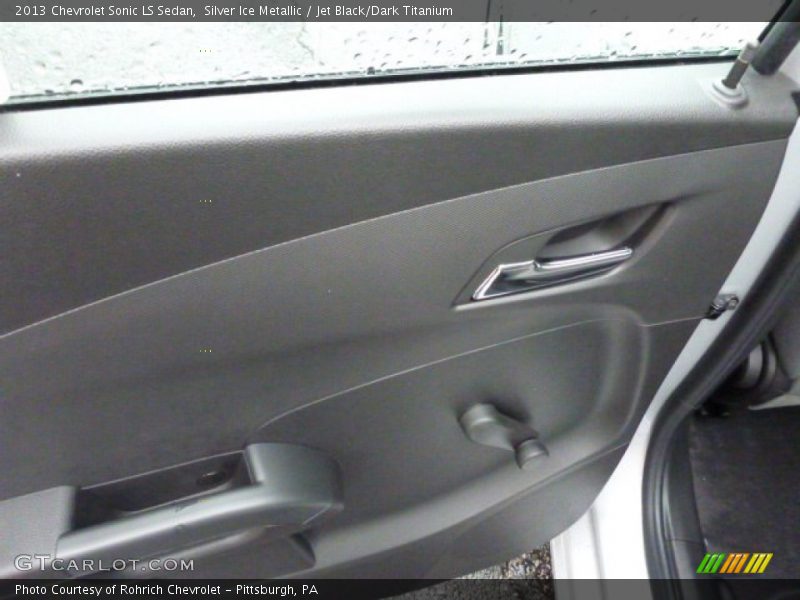 Silver Ice Metallic / Jet Black/Dark Titanium 2013 Chevrolet Sonic LS Sedan