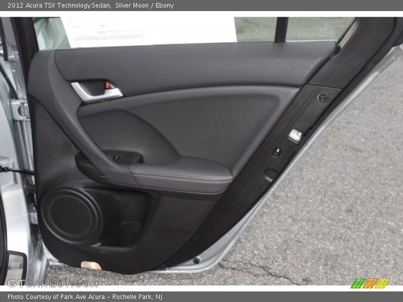 Silver Moon / Ebony 2012 Acura TSX Technology Sedan