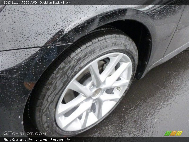 Obsidian Black / Black 2013 Lexus IS 250 AWD