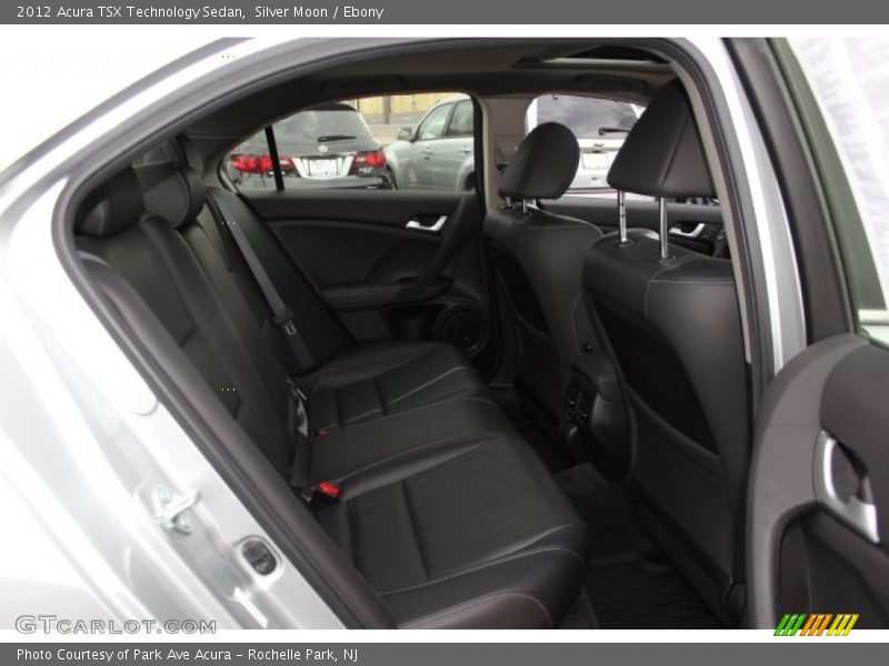 Silver Moon / Ebony 2012 Acura TSX Technology Sedan
