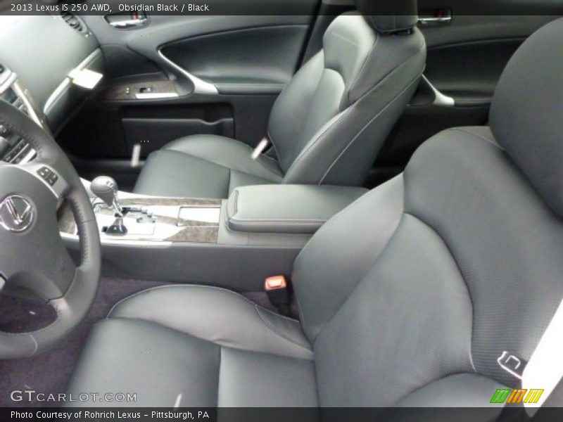 Front Seat of 2013 IS 250 AWD