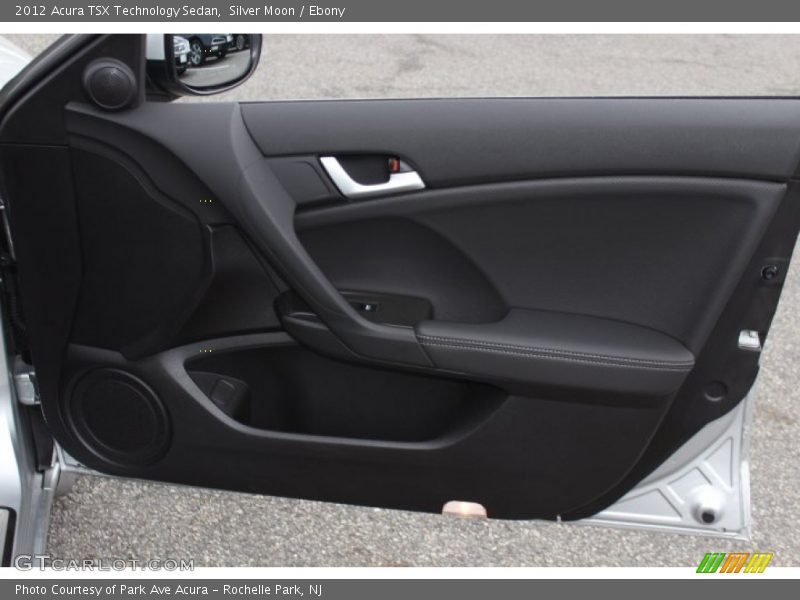 Silver Moon / Ebony 2012 Acura TSX Technology Sedan