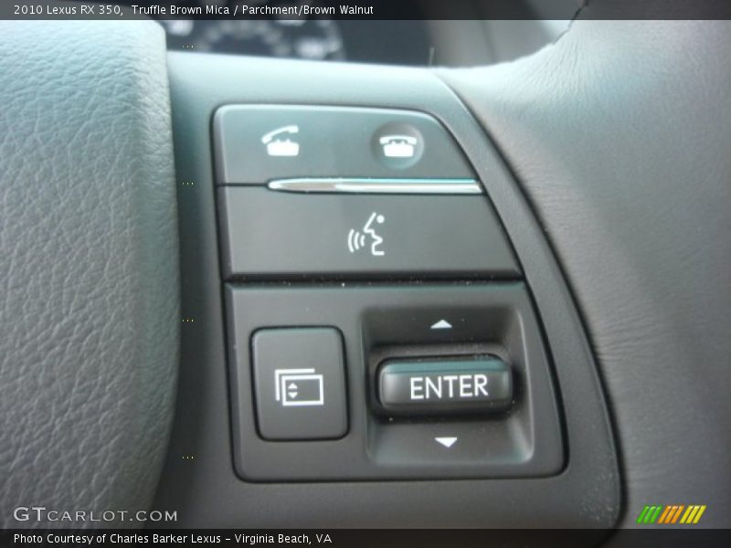 Controls of 2010 RX 350