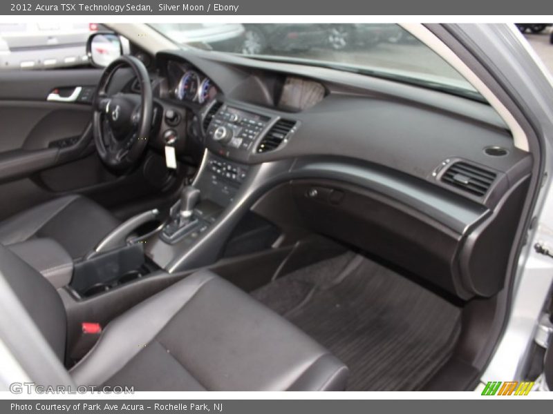Silver Moon / Ebony 2012 Acura TSX Technology Sedan