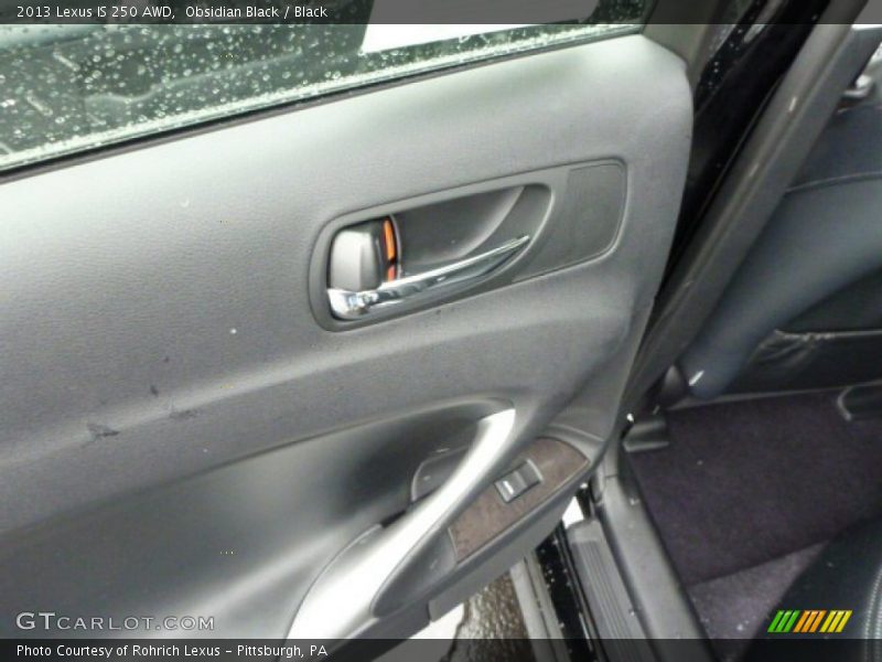 Obsidian Black / Black 2013 Lexus IS 250 AWD