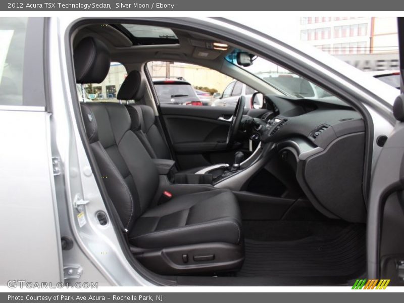 Silver Moon / Ebony 2012 Acura TSX Technology Sedan