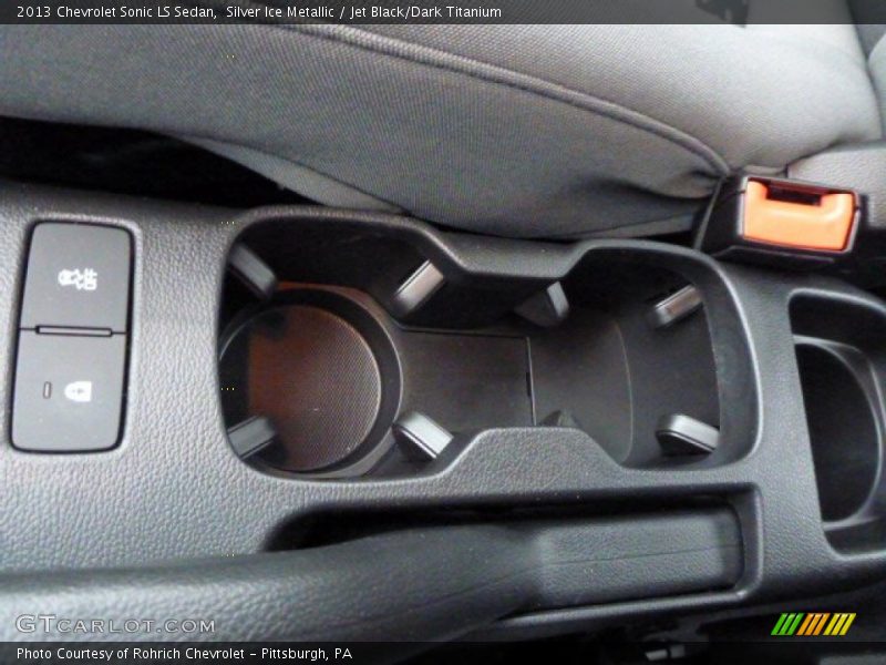 Silver Ice Metallic / Jet Black/Dark Titanium 2013 Chevrolet Sonic LS Sedan
