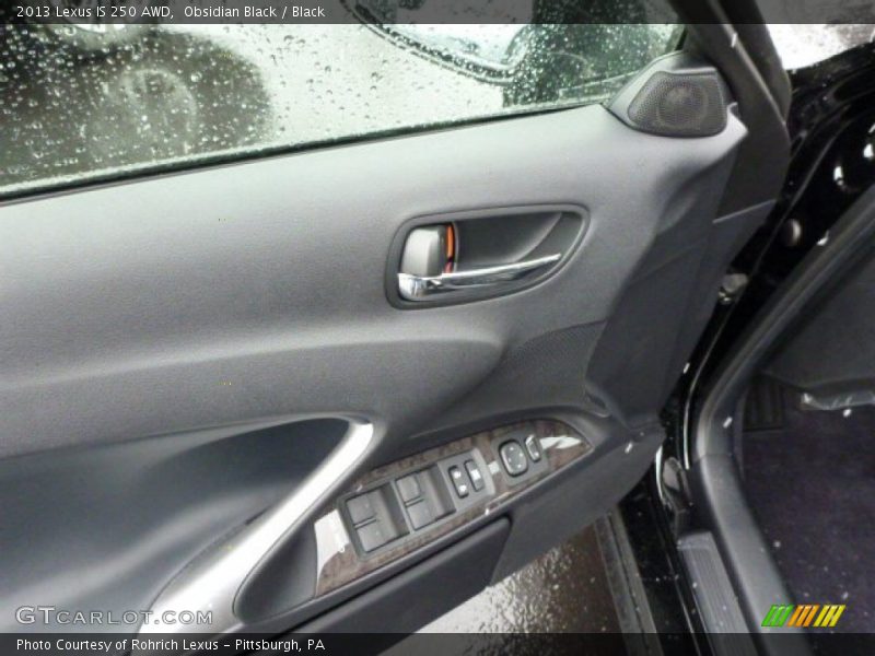 Obsidian Black / Black 2013 Lexus IS 250 AWD