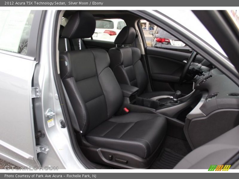 Silver Moon / Ebony 2012 Acura TSX Technology Sedan
