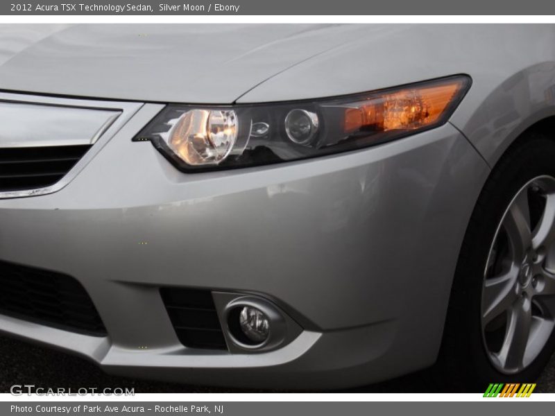 Silver Moon / Ebony 2012 Acura TSX Technology Sedan